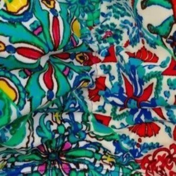 Jantzen Multicolor Patterned Colorful One-Piece Swimsuit Padded Breast Size 22W - Picture 4 of 7